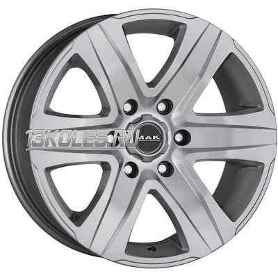 MAK Stone 6 Silver 8x18/6x139.7 D106.1 ET35  