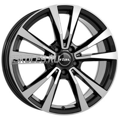 Rial M12 Diamant black front polished 8x18/5x112 D66.5 ET38  