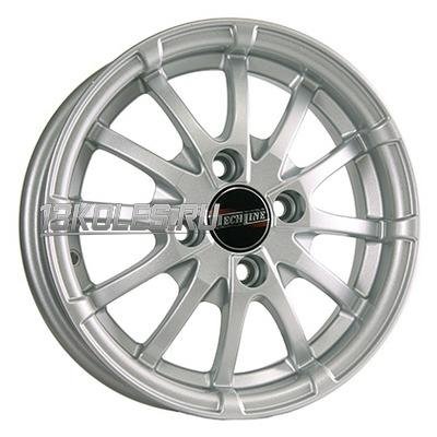 Tech Line 320 Silver 5x13/4x98 D58.6 ET35  