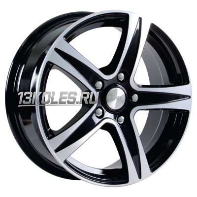 Скад Sakura Black Glossy Polished 8x18/5x120 D72.6 ET35  