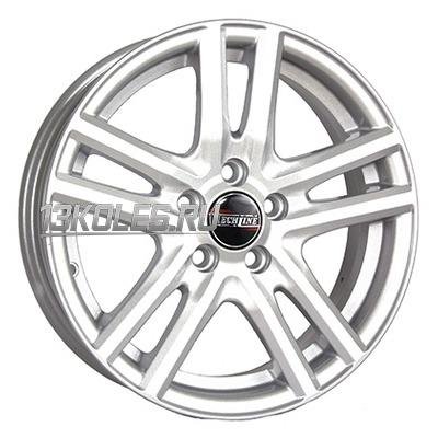 Tech Line 329 Silver 5x13/4x98 D58.6 ET35  