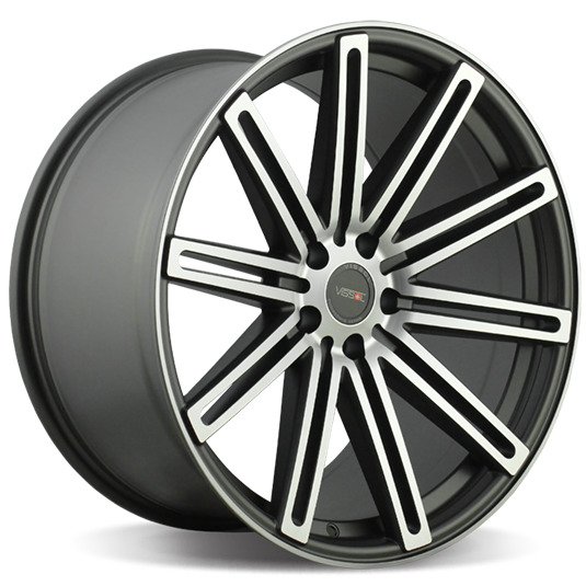 Vissol V-004 matte-graphite-machined 10.5x20/5x112 D66.6 ET42  