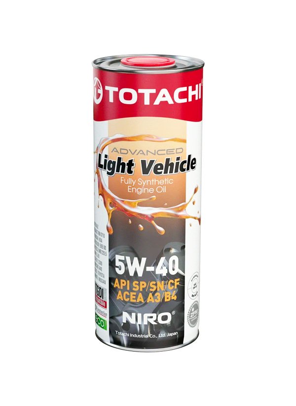 Моторное масло Totachi Niro LV SN/CF A3/B4 5W40 синтетическое 1л