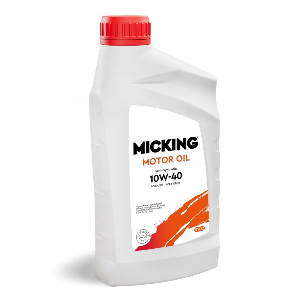 Моторное масло Micking Motor Oil EVO2 10W40 полусинтетическое 1л
