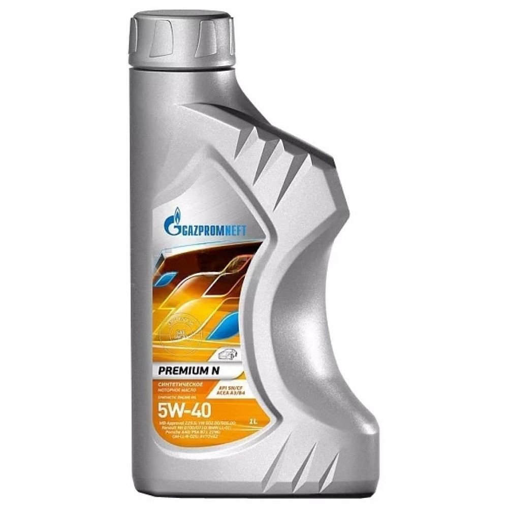 Моторное масло Gazpromneft Premium N 5W40 синтетическое 1л