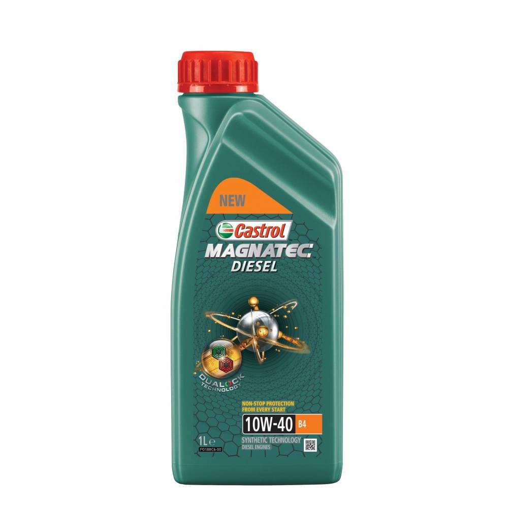 Моторное масло Castrol Magnatec Diesel B4 Dualock 10W40 полусинтетическое 1л