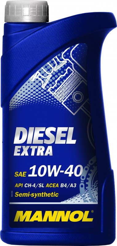 Моторное масло Mannol Diesel Extra 10W40 полусинтетическое 1л