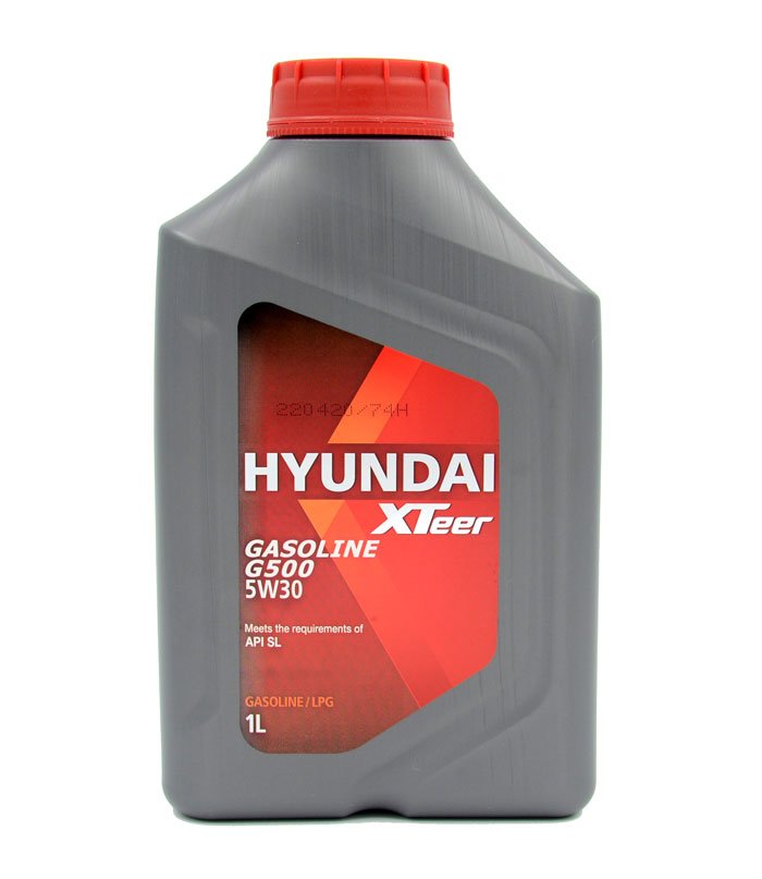 Моторное масло Hyundai XTeer Gasoline G500 5W30 полусинтетическое 1л