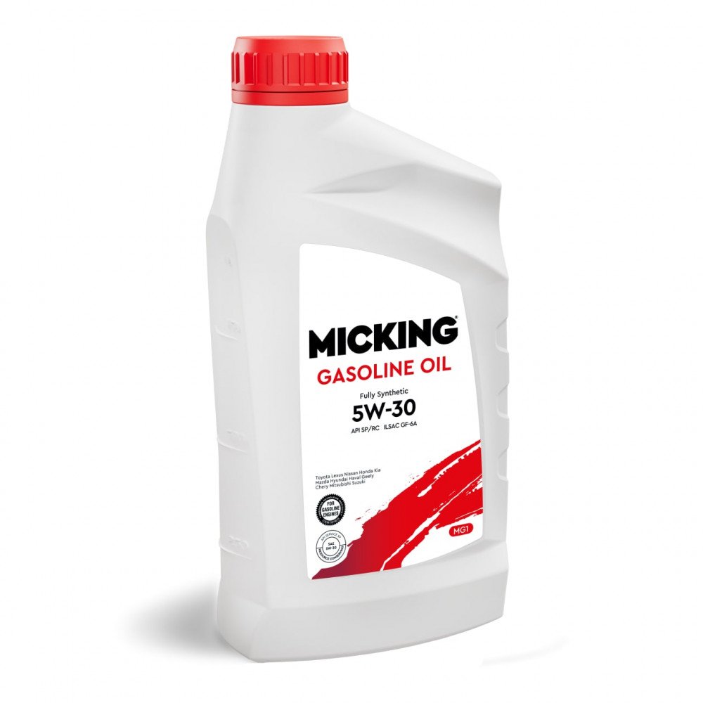 Моторное масло Micking Gasoline Oil MG1 5W30 синтетическое 1л