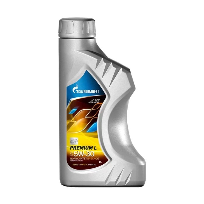 Моторное масло Gazpromneft Premium L 5W30 полусинтетическое 1л