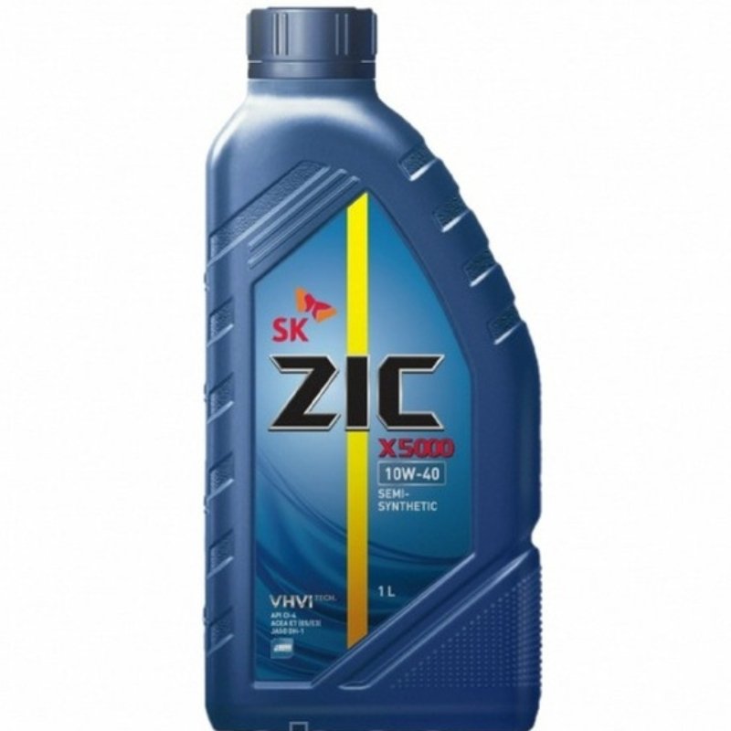 Моторное масло ZIC X5000 10W40 полусинтетическое 1л