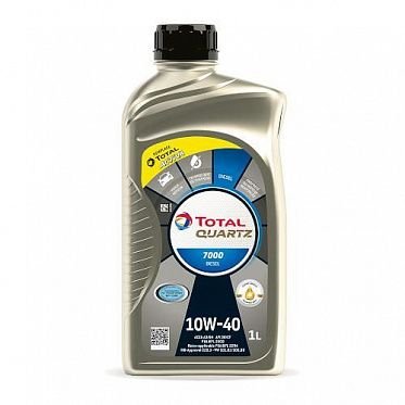 Моторное масло Total Quartz 7000 Diesel 10W40 полусинтетическое 1л