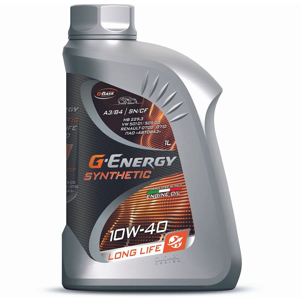 Моторное масло G-Energy Synthetic Long Life 10W40 синтетическое 1л