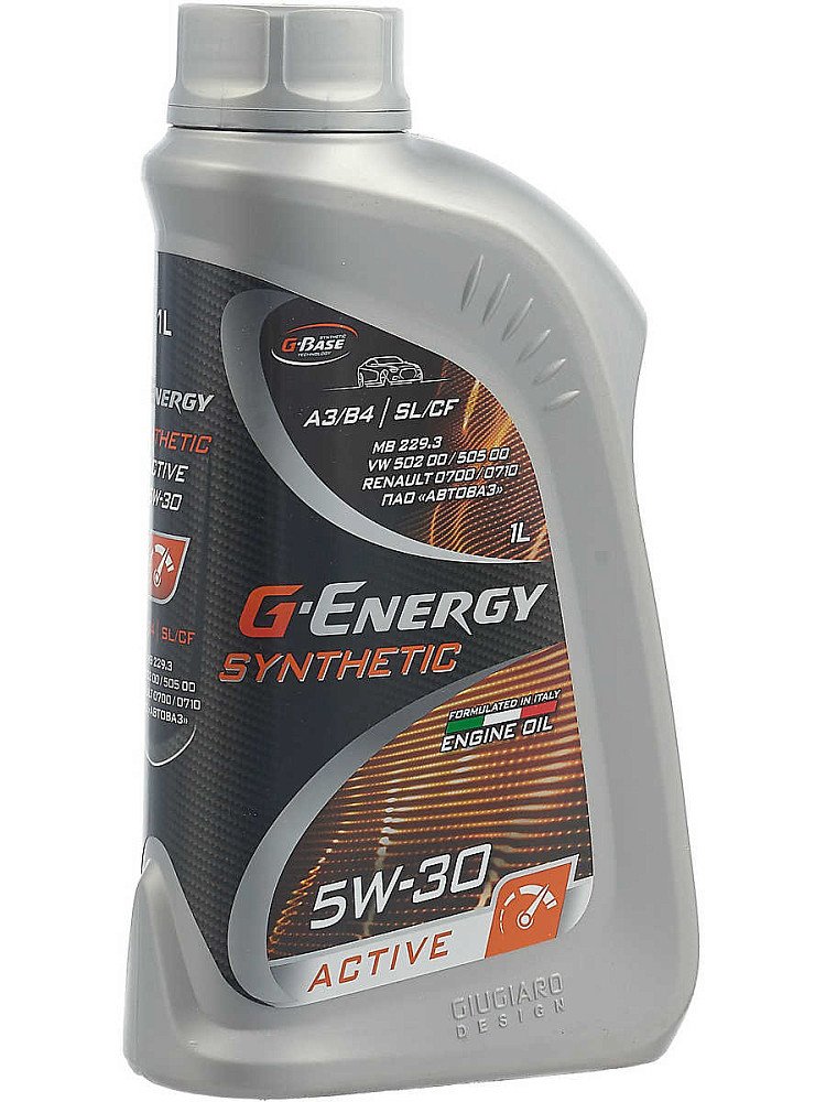 Моторное масло G-Energy Synthetic Active 5W30 синтетическое 1л