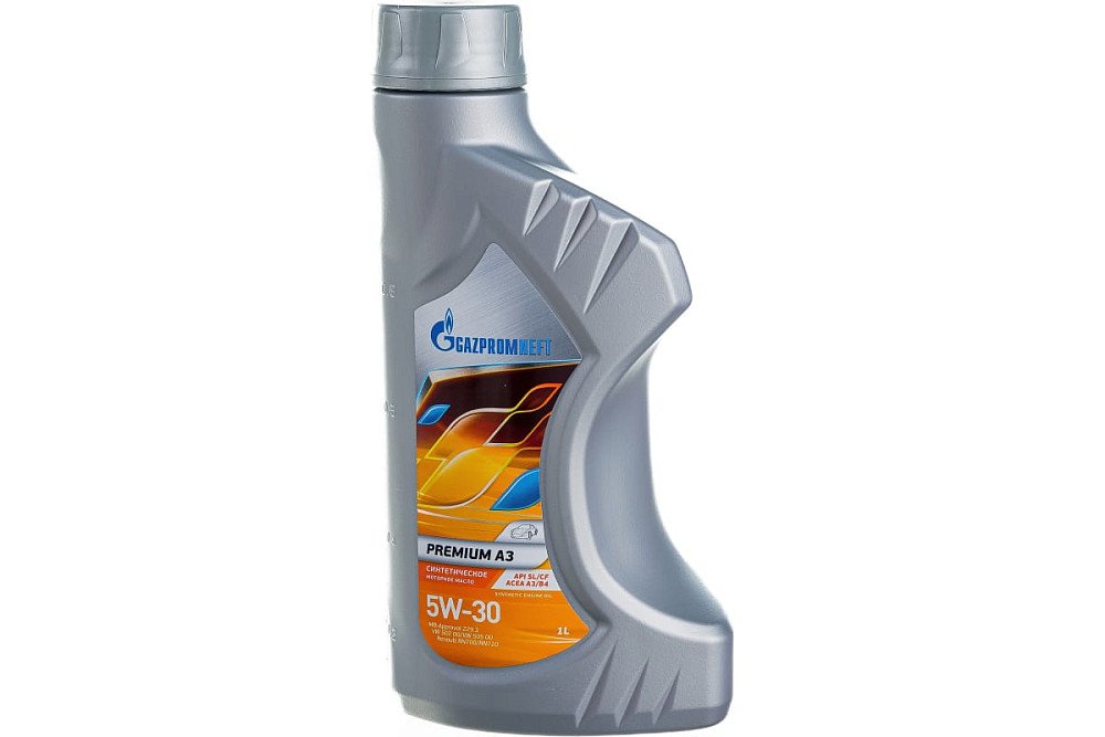 Моторное масло Gazpromneft Premium A3 5W30 синтетическое 1л