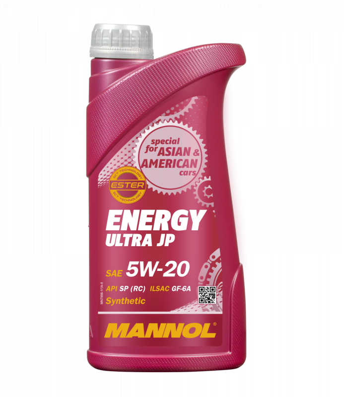 Моторное масло Mannol Energy Ultra JP 5W20 синтетическое 1л