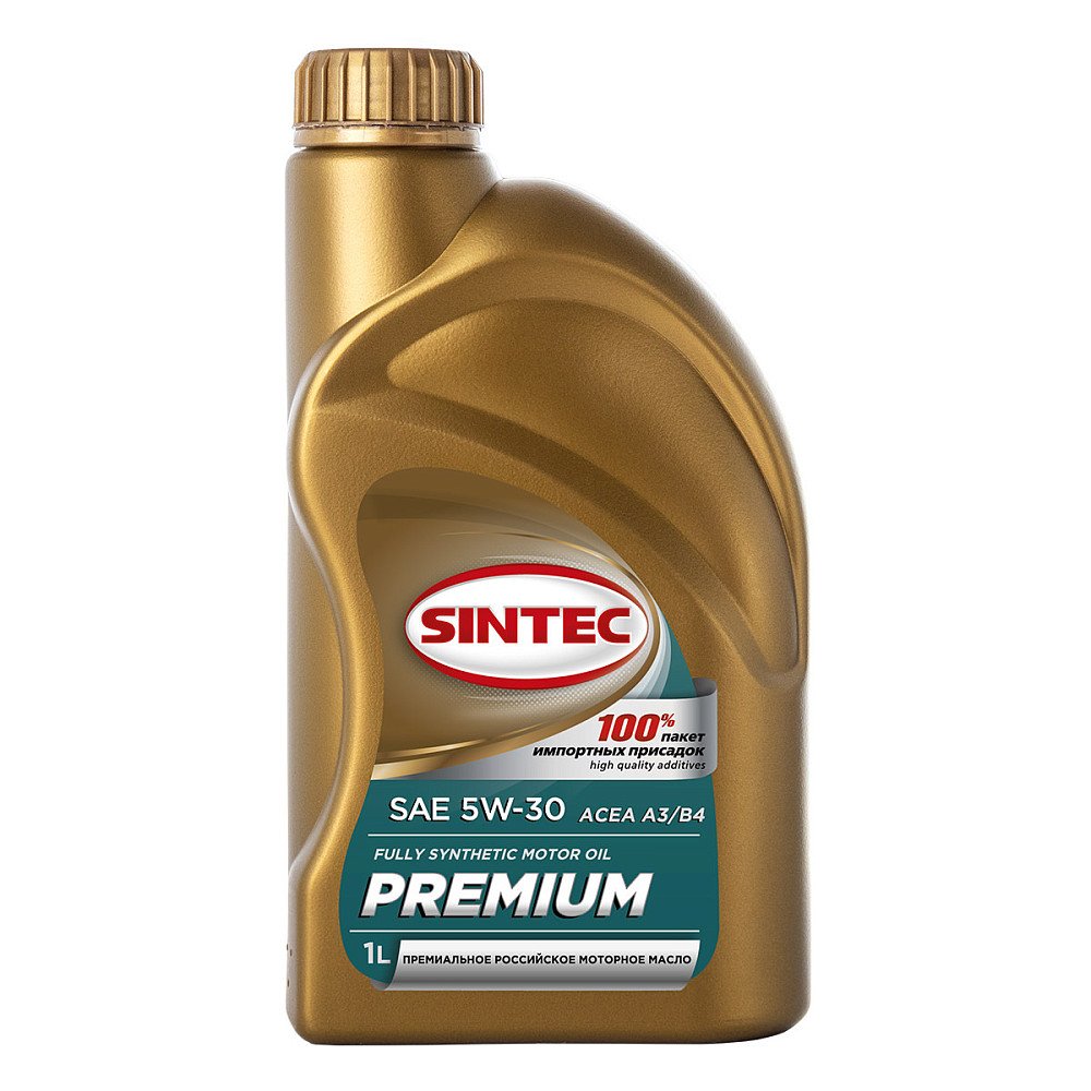 Моторное масло Sintec Premium 5W30 синтетическое 1л