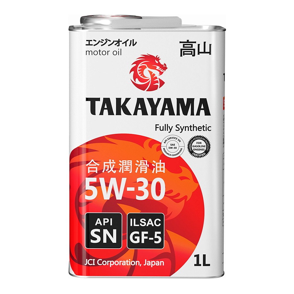 Моторное масло Takayama SN GF-5 5W30 синтетическое 1л