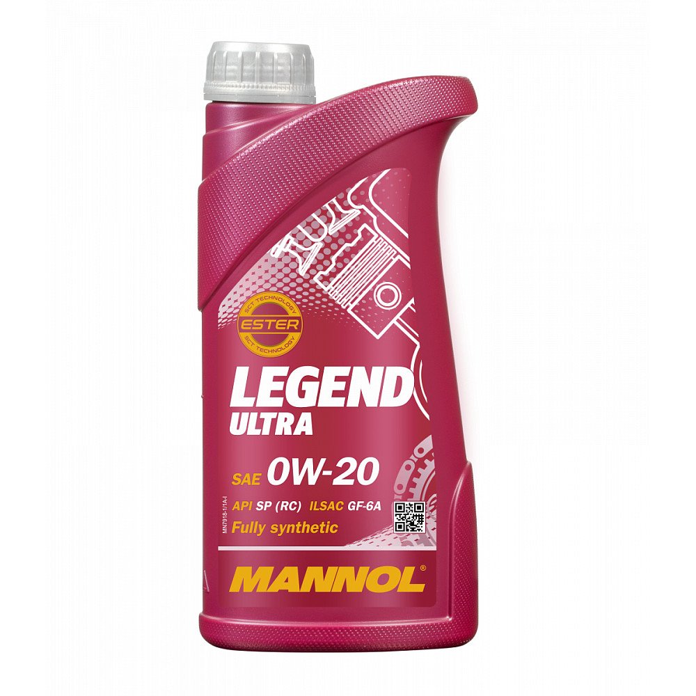 Моторное масло Mannol Legend Ultra 0W20 синтетическое 1л