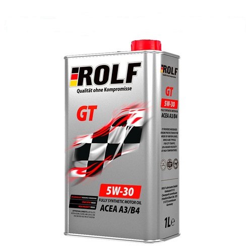 Моторное масло ROLF GT ACEA A3/B4 5W30 синтетическое 1л