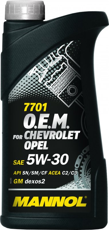 Моторное масло Mannol O.E.M. for Chevrolet Opel 5W30 синтетическое 1л