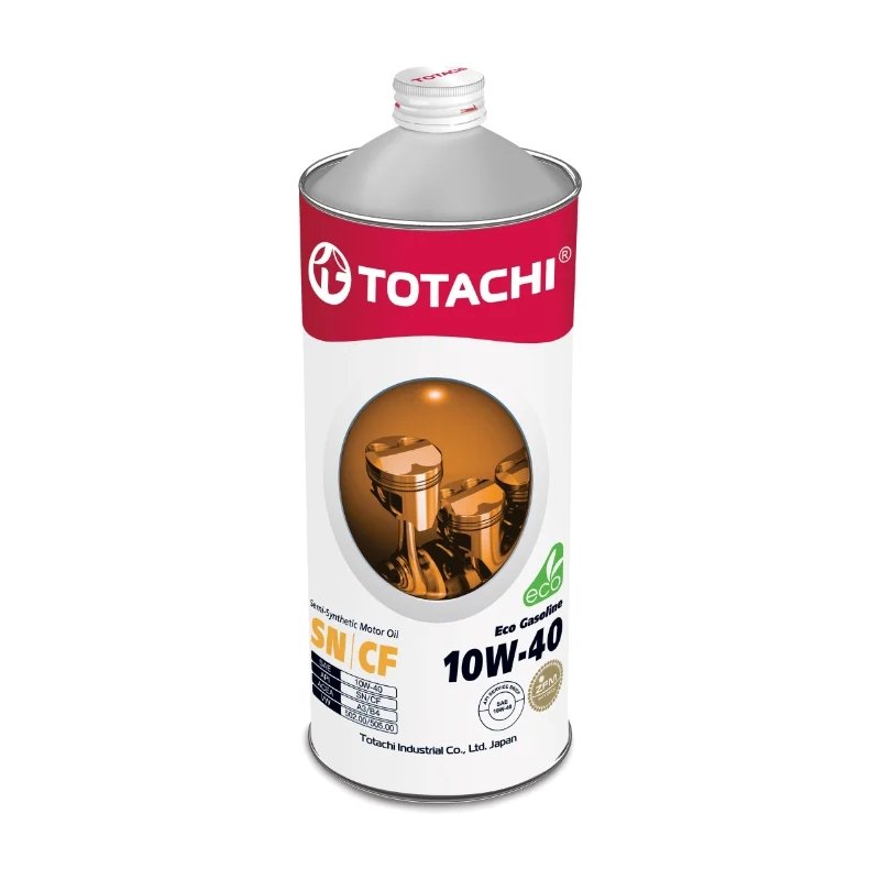 Моторное масло Totachi Eco Gasoline SN/CF A3/B4 10W40 полусинтетическое 1л