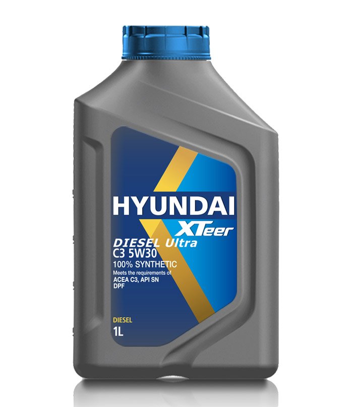 Моторное масло Hyundai XTeer Diesel Ultra C3 5W30 синтетическое 1л