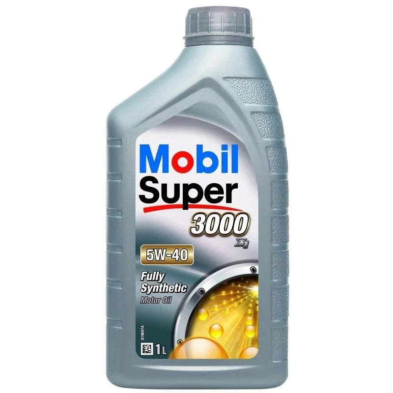 Моторное масло Mobil Super 3000 X1 5W40 синтетическое 1л