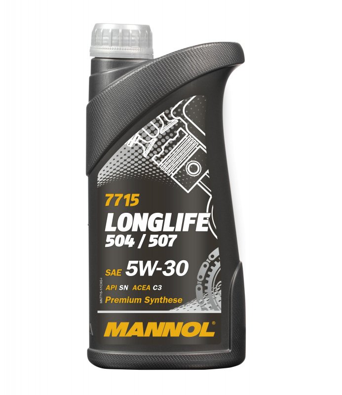 Моторное масло Mannol Longlife 504/507 5W30 синтетическое 1л