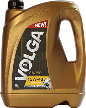 Моторное масло Волга-Ойл Super 15W40 минеральное 5л