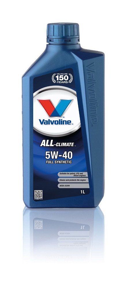 Моторное масло Valvoline All-Climate 5W40 синтетическое 1л
