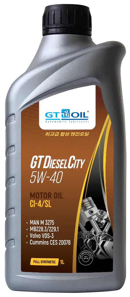 Моторное масло GT Oil GT Diesel City CI-4/SL 5W40 синтетическое 1л