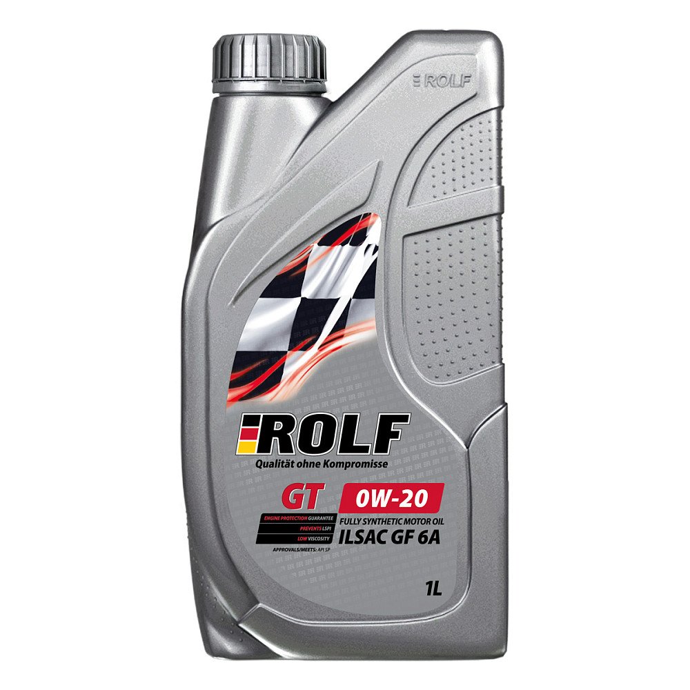 Моторное масло ROLF GT GF-6A 0W20 ПЭТ синтетическое 1л