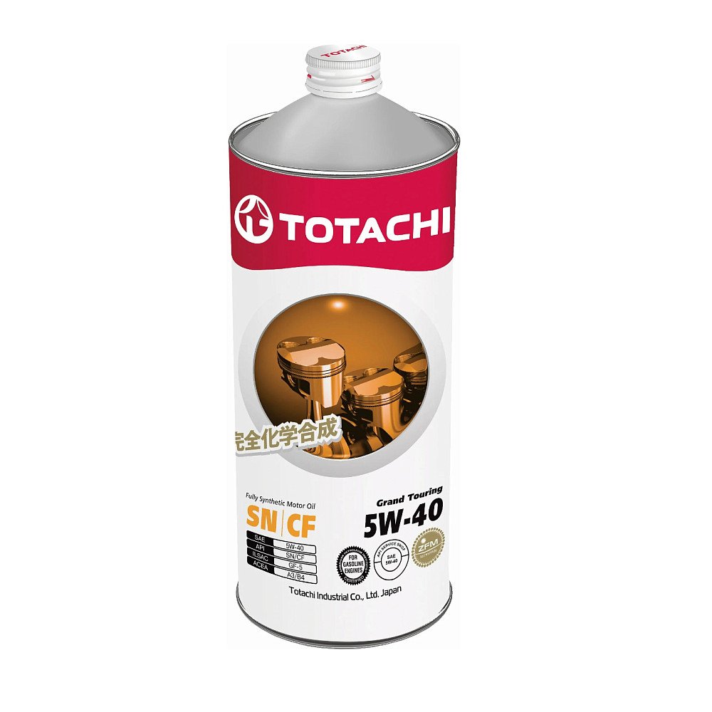 Моторное масло Totachi Grand Touring SN/CF A3/B4 5W40 синтетическое 1л