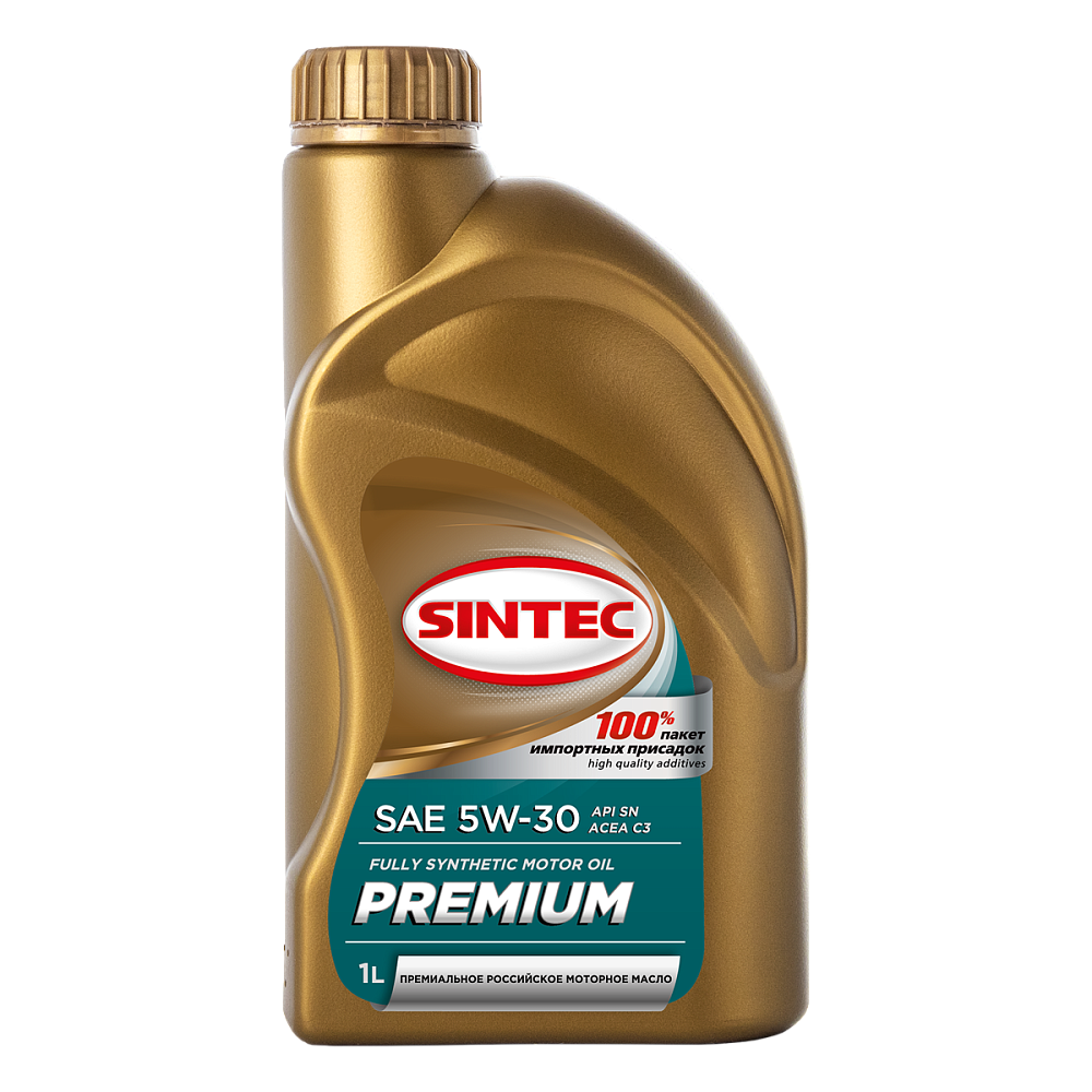 Моторное масло Sintec Premium SN 5W30 синтетическое 1л