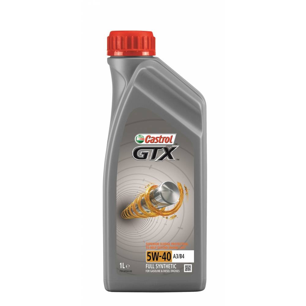 Моторное масло Castrol GTX A3/B4 5W40 синтетическое 1л