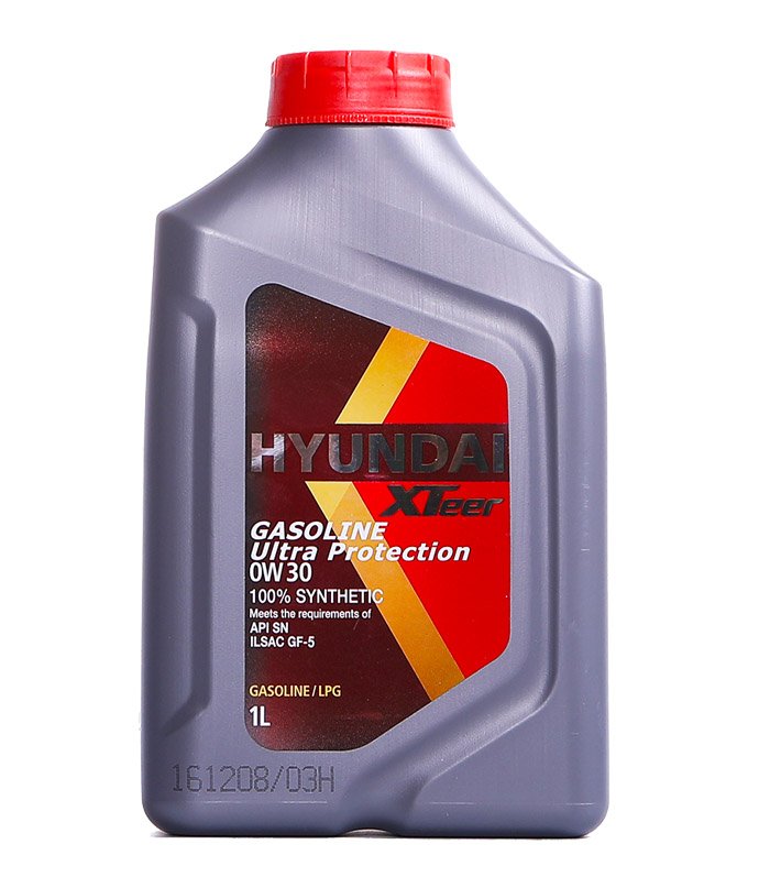 Моторное масло Hyundai XTeer Gasoline Ultra Protection 0W30 синтетическое 1л