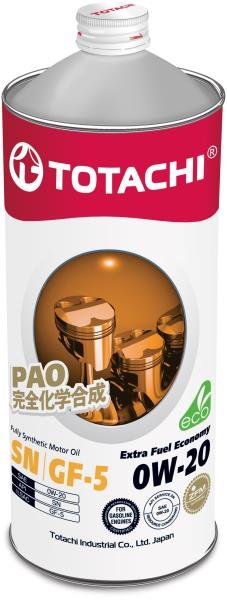 Моторное масло Totachi Extra Fuel Economy SN/GF-5 0W20 синтетическое 1л