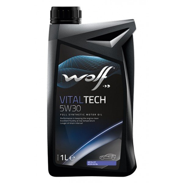 Моторное масло Wolf VitalTech 5W30 синтетическое 1л