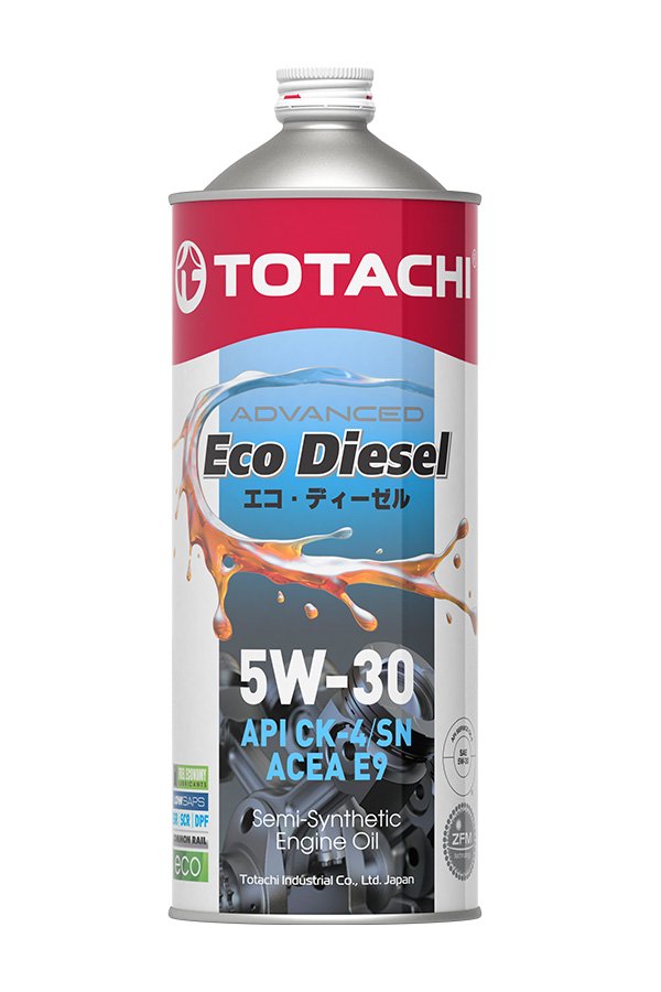 Моторное масло Totachi Eco Diesel CK-4/SN 5W30 полусинтетическое 1л