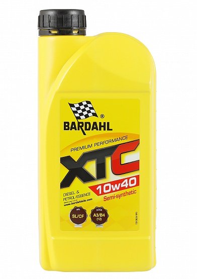 Моторное масло Bardahl XTC 10W40 полусинтетическое 1л
