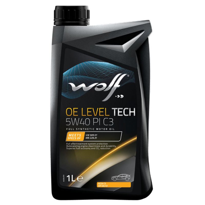 Моторное масло Wolf OE Level Tech PI C3 5W40 синтетическое 1л