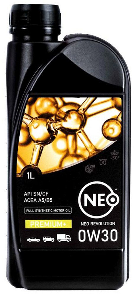 Моторное масло Neo Revolution SN/CF A5/B5 0W30 синтетическое 1л