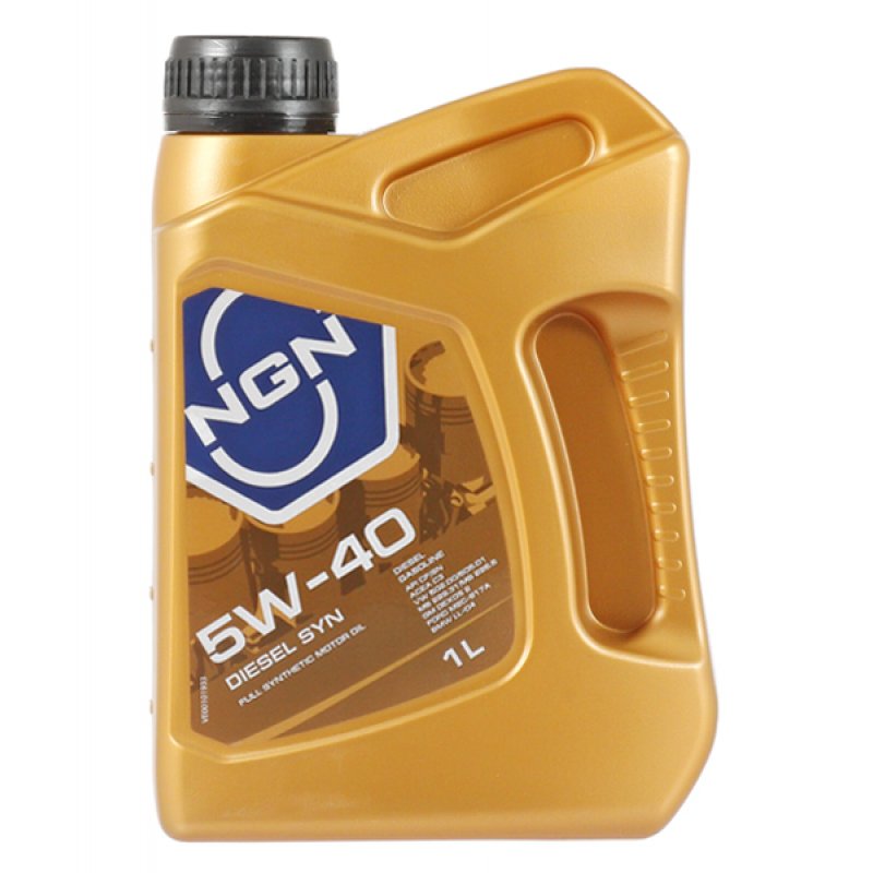 Моторное масло NGN Diesel Syn 5W40 синтетическое 1л