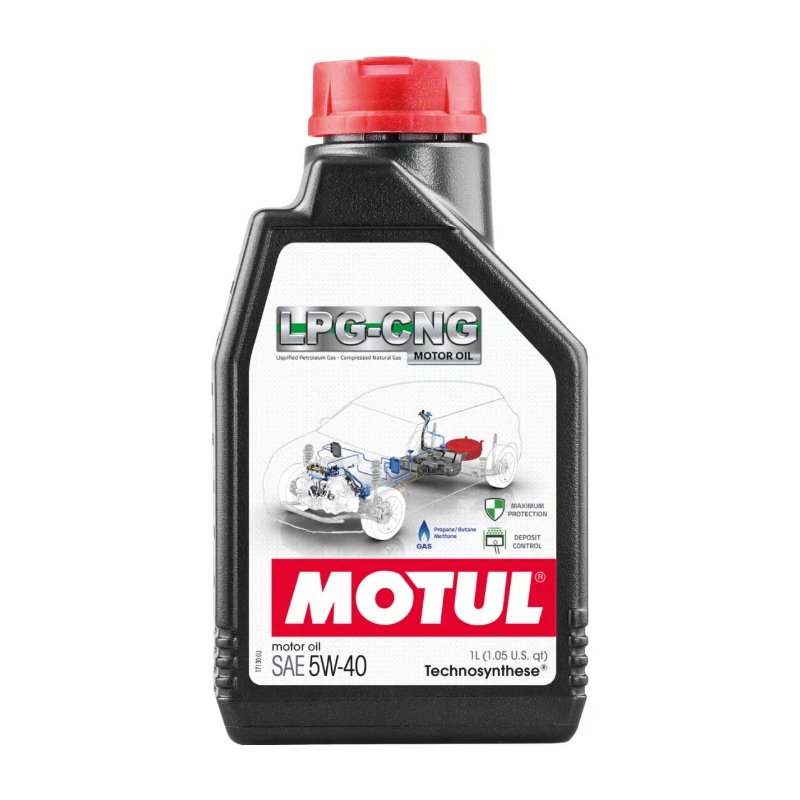 Моторное масло Motul LPG-CNG 5W40 полусинтетическое 1л