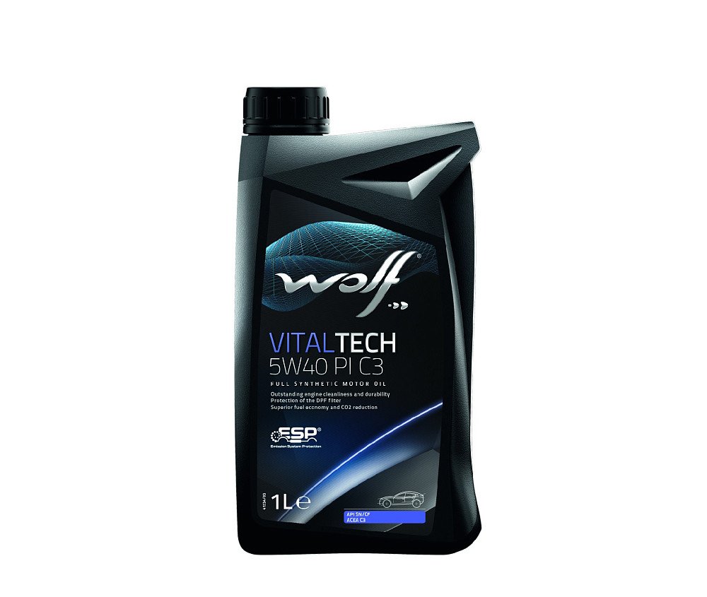 Моторное масло Wolf VitalTech PI C3 5W40 синтетическое 1л