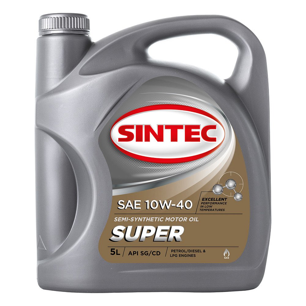 Моторное масло Sintec Super 10W40  полусинтетическое 5л