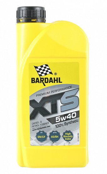 Моторное масло Bardahl XTS 5W40 синтетическое 1л