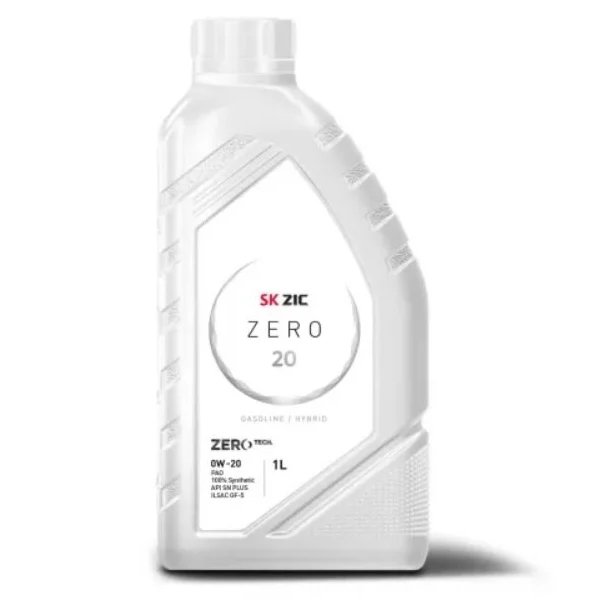 Моторное масло ZIC Zero 20 0W20 синтетическое 1л