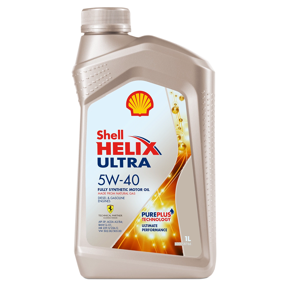 Моторное масло Shell Helix Ultra 5W40 синтетическое 1л